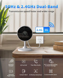 Load image into Gallery viewer, 2K Indoor Security Camera for Home Security, AI Voice Change for 2-Way Talk, Motion Detection, Night Vision