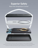 Load image into Gallery viewer, Magnetic Portable Charger (MagGo), 5,000mAh Wireless Power Bank with USB-C Cable