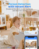 Load image into Gallery viewer, 2K Indoor Security Camera for Home Security, AI Voice Change for 2-Way Talk, Motion Detection, Night Vision