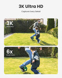 Load image into Gallery viewer, Solar Security Camera Wireless Outdoor, 3K UHD WiFi PTZ Camera with Color Night Vision, Motion Tracking